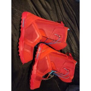 Burton Ambush Snowboard Boots Mens 13 Red Blue Speed Zone Lacing Imprint 3 Liner